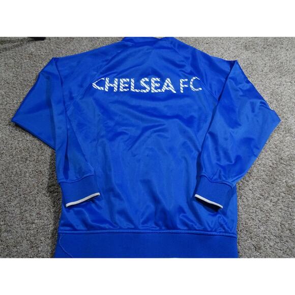 Official Chelsea FC Football Club Track Jacket Men's Small - Blue/White Soccer - Picture 1 of 8